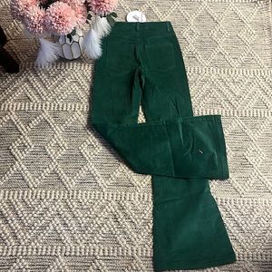 Princess Polly Corduroy Pants - Green USA 0